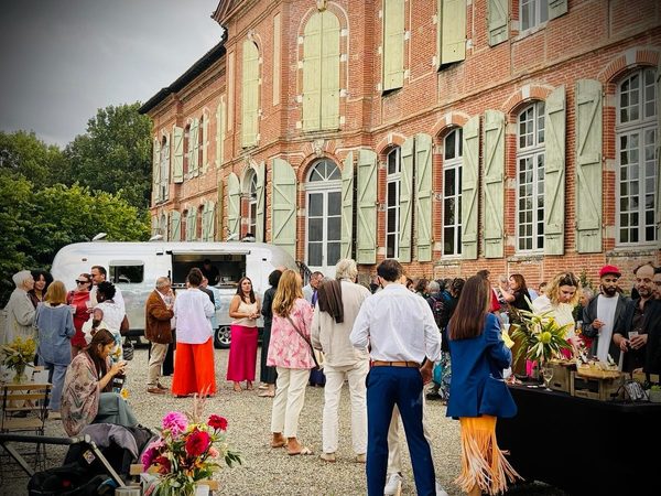 Vin d'honneur Airstream food truck mariage Toulouse